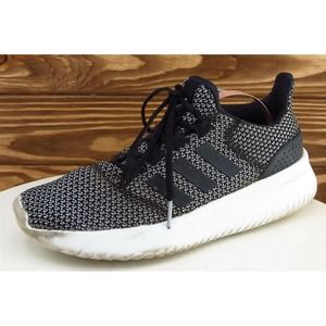 Adidas Womens Running Shoes Size 6 Black Fabric Cloudfoam Lightweight Comfort